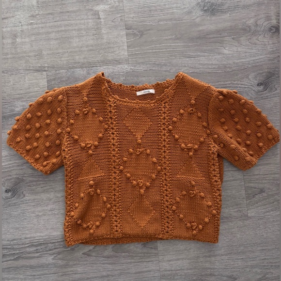 Sessun Sweaters - Sessùn Knit Short Sleeve Sweater